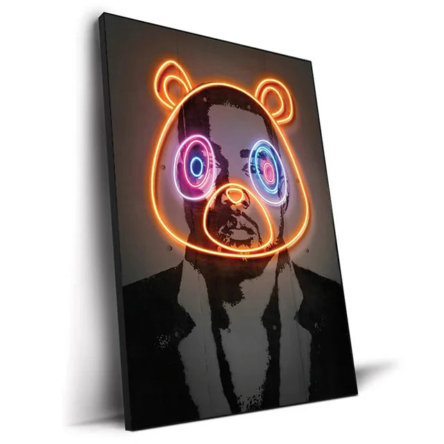 Abstract Neon Rappers