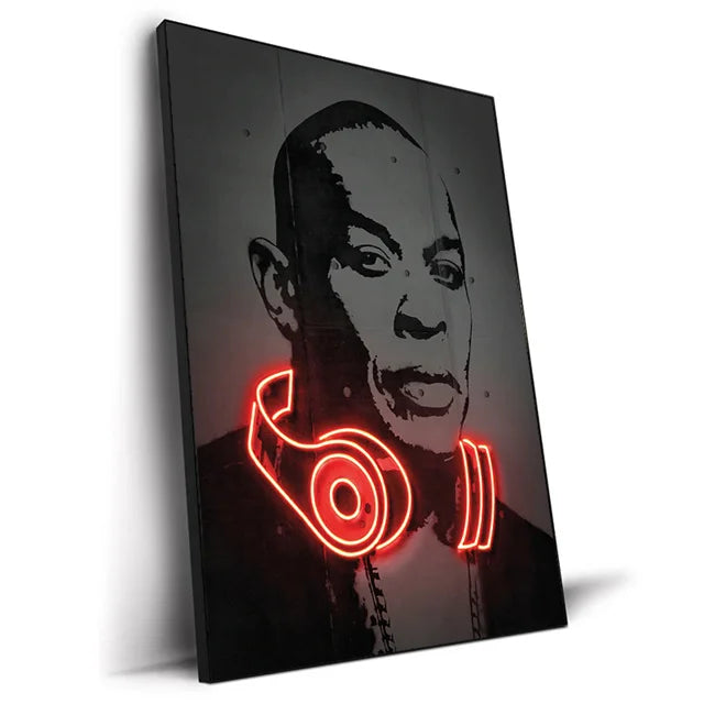 Abstract Neon Rappers