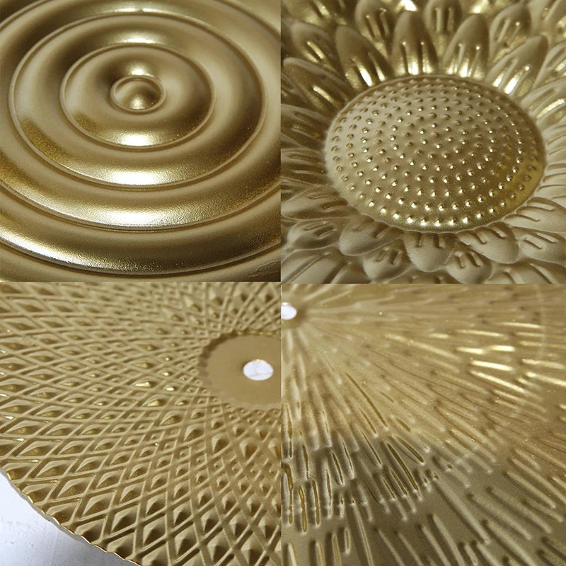 Golden Harmony Iron Wall Sculpture