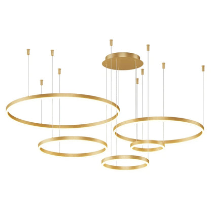 Modern LED Circular Ring Ceiling Chandelier