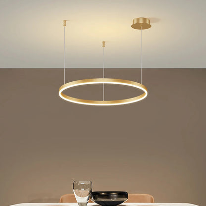 Modern LED Circular Ring Ceiling Chandelier
