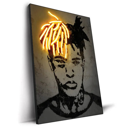 Abstract Neon Rappers