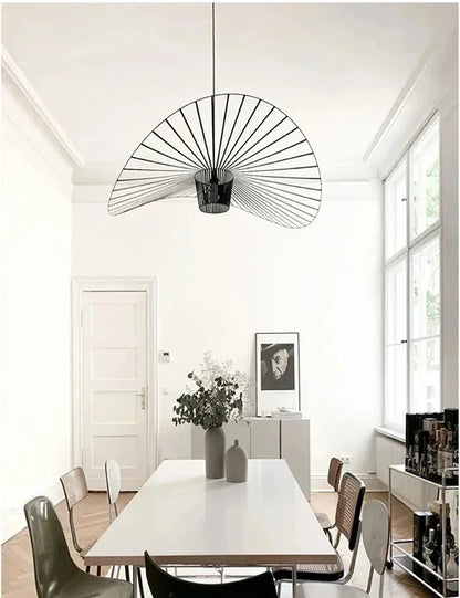 Elegant Hat Inspired Ceiling Pendant
